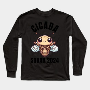 The Cicada Apocalypse Brood Xiii And Xix Cicada Squad 2024 Long Sleeve T-Shirt